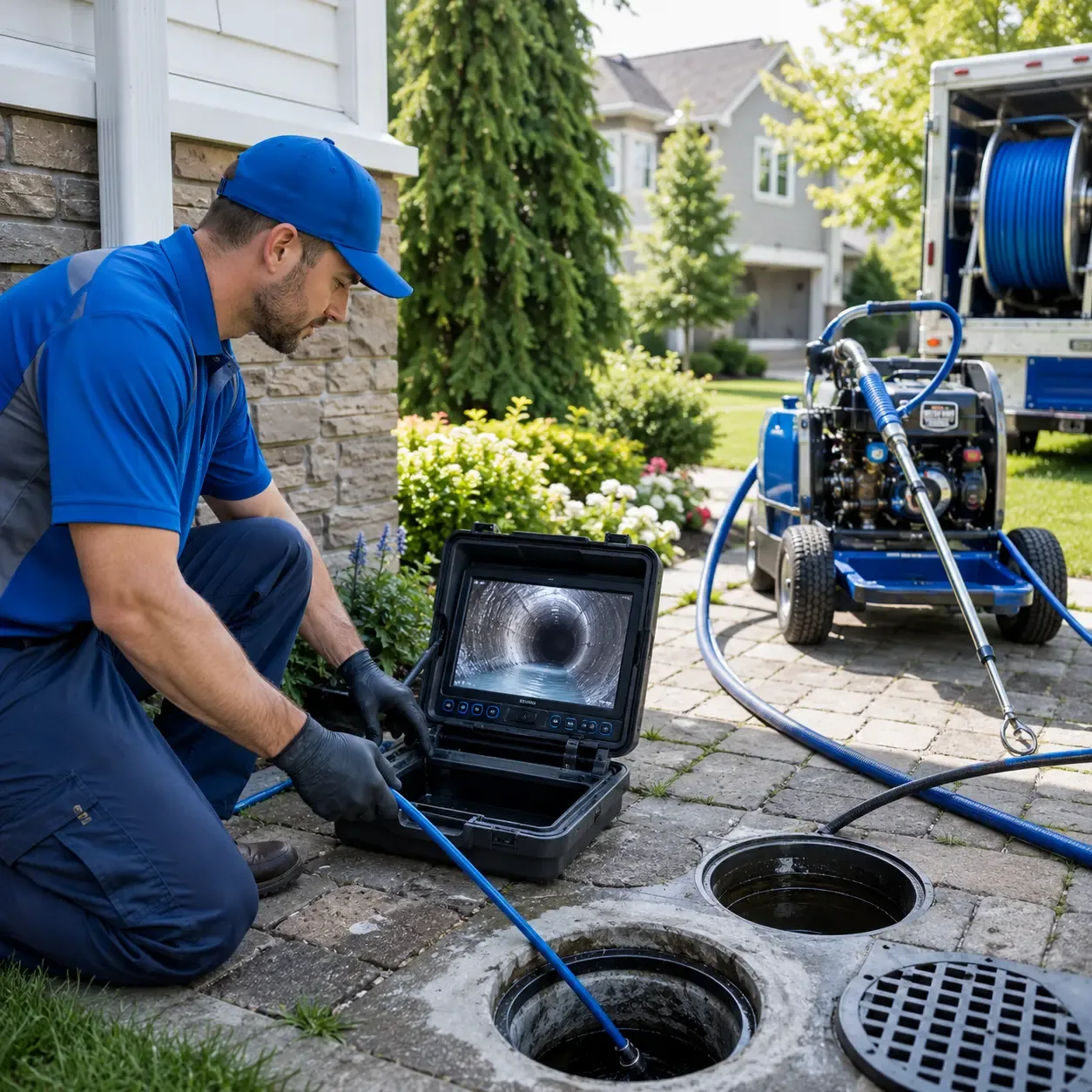 Outdoor drain cleaning professionals serving Saegertown, PA